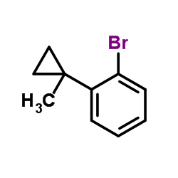 1-Bromo-2-(1-methylcyclopropyl)benzene结构式