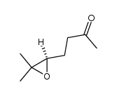 (R)-4-(3,3-dimethyloxiran-2-yl)butan-2-one Structure