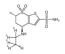 Dorzolamide-d5结构式