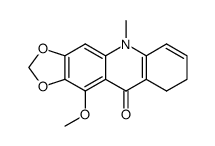 11-methoxy-5-methyl-8,9-dihydro-[1,3]dioxolo[4,5-b]acridin-10(5H)-one Structure