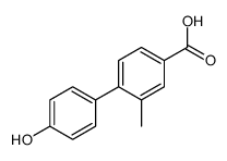 4-(4-hydroxyphenyl)-3-methylbenzoic acid Structure