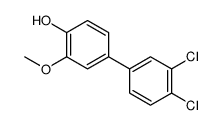 4-(3,4-dichlorophenyl)-2-methoxyphenol Structure