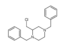 1,4-Dibenzyl-2-chloromethyl-piperazine Structure