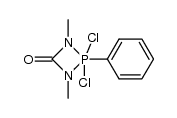 2,2-Dichlor-1,3-dimethyl-2-phenyl-2λ5-phosphetidin-4-on Structure