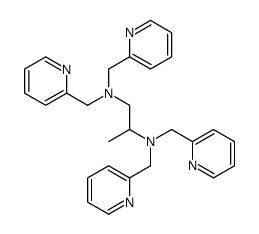 1-N,1-N,2-N,2-N-tetrakis(pyridin-2-ylmethyl)propane-1,2-diamine结构式