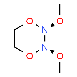 1,4,2,3-Dioxadiazine,tetrahydro-2,3-dimethoxy-,trans-(9CI) Structure