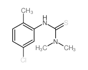 Thiourea,N'-(5-chloro-2-methylphenyl)-N,N-dimethyl-结构式