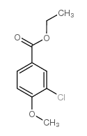 ethyl 3-chloro-4-methoxybenzoate结构式