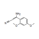 3-氨基-3-(2,4-二甲氧基苯基)丙烯腈结构式