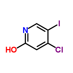 4-Chloro-5-iodo-2(1H)-pyridinone结构式