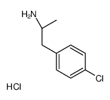 (2S)-1-(4-chlorophenyl)propan-2-amine,hydrochloride结构式