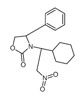 (4R)-3-[(1R)-1-cyclohexyl-2-nitroethyl]-4-phenyl-1,3-oxazolidin-2-one Structure