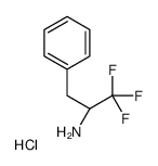 (2R)-1,1,1-trifluoro-3-phenylpropan-2-amine,hydrochloride结构式