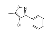 5-Methyl-3-phenylisothiazol-4-ol结构式