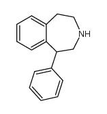 1-phenyl-2,3,4,5-tetrahydro-1h-benzazepine结构式