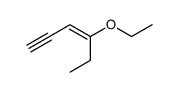 4-ethoxy-hex-3-en-1-yne Structure