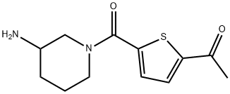 1-(5-(3-aminopiperidine-1-carbonyl)thiophen-2-yl)ethan-1-one picture