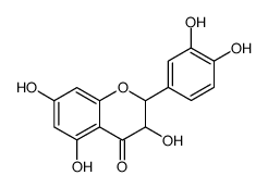 3,3',4',5,7-PENTAHYDROXYFLAVANONE Structure