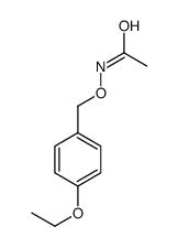 N-[(4-ethoxyphenyl)methoxy]acetamide structure