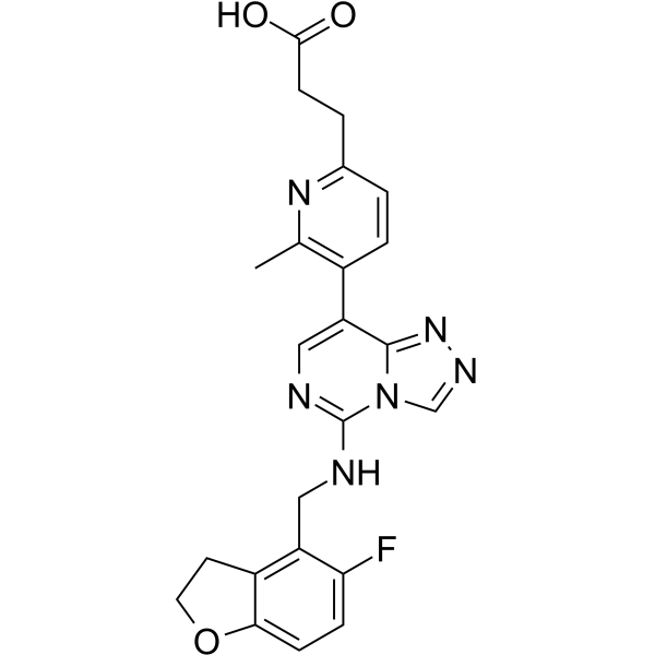 MAK683-CH2CH2COOH Structure