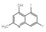 5,7-Difluoro-4-hydroxy-2-methyl-quinoline structure