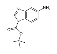 5-氨基-1-Boc-苯并咪唑结构式