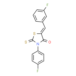 5-(3-fluorobenzylidene)-3-(4-fluorophenyl)-2-thioxo-1,3-thiazolidin-4-one picture