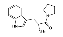 (2S)-2-amino-3-(1H-indol-3-yl)-1-pyrrolidin-1-ylpropan-1-one Structure