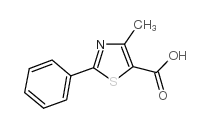 4-METHYL-2-PHENYL-1,3-THIAZOLE-5-CARBOXYLIC ACID Structure