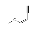 (E)-1-Methoxy-1-buten-3-yne结构式