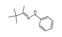 3,3-dimethyl-butan-2-one-phenylhydrazone结构式