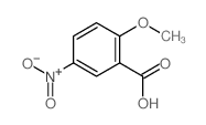 2-METHOXY-5-NITROBENZOIC ACID Structure