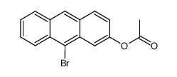 2-acetoxy-9-bromoanthracene Structure