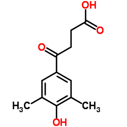 4-(4-HYDROXY-3,5-DIMETHYL-PHENYL)-4-OXO-BUTYRIC ACID Structure