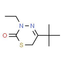 2H-1,3,4-Thiadiazin-2-one,5-(1,1-dimethylethyl)-3-ethyl-3,6-dihydro-(9CI) structure