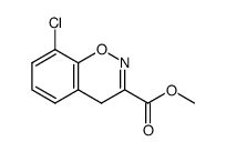 8-chloro-3-methoxycarbonyl-4H-1,2-benzoxazine Structure