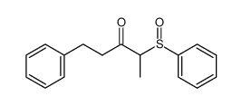 1-phenyl-4-(phenylsulfinyl)pentan-3-one Structure