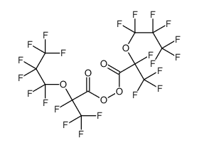 [2,3,3,3-tetrafluoro-2-(1,1,2,2,3,3,3-heptafluoropropoxy)propanoyl] 2,3,3,3-tetrafluoro-2-(1,1,2,2,3,3,3-heptafluoropropoxy)propaneperoxoate Structure