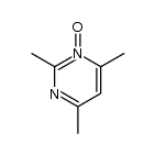 Pyrimidine, 2,4,6-trimethyl-, 1-oxide (6CI,9CI) Structure