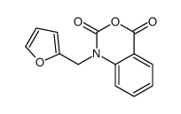 1-(furan-2-ylmethyl)-3,1-benzoxazine-2,4-dione结构式