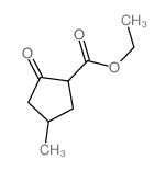 Cyclopentanecarboxylicacid, 4-methyl-2-oxo-, ethyl ester Structure