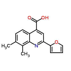 2-(2-Furyl)-7,8-dimethyl-4-quinolinecarboxylic acid picture