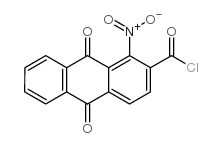 2-Anthracenecarbonylchloride, 9,10-dihydro-1-nitro-9,10-dioxo-结构式