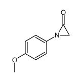 Aziridinone, 1-(4-methoxyphenyl)- (9CI) structure