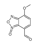 7-methoxy-3-oxido-2,1,3-benzoxadiazol-3-ium-4-carbaldehyde Structure