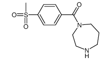 1,4-diazepan-1-yl-(4-methylsulfonylphenyl)methanone结构式