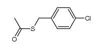 S-(4-chlorobenzyl) ethanethioate Structure