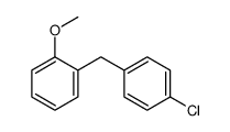 1-chloro-4-[(2-methoxyphenyl)methyl]benzene Structure