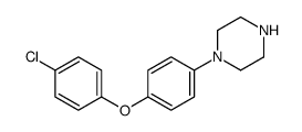 1-[4-(4-chlorophenoxy)phenyl]piperazine Structure