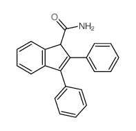 2,3-diphenyl-1H-indene-1-carboxamide structure